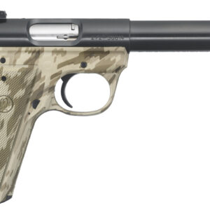 Ruger 22/45 Target 22LR Waterdog Brown Digital Camo Rimfire Pistol