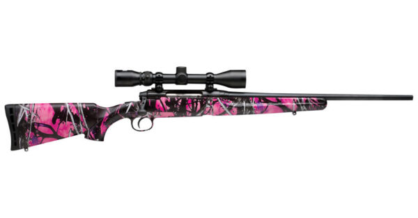 Savage Axis XP Youth 223 Rem Bolt Action Rifle with Muddy Girl Stock and Scope