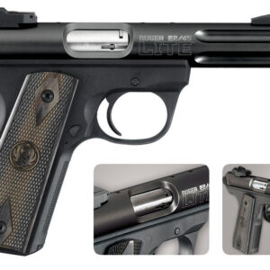Ruger 22/45 Lite 22LR Rimfire Pistol with Black Laminate Grips