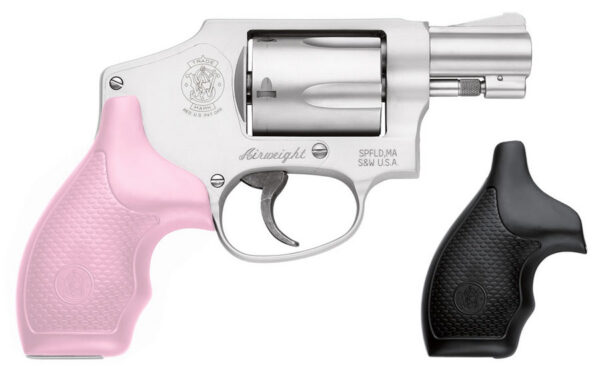 Smith & Wesson Model 642 38 Special J-Frame Revolver with Pink Grips