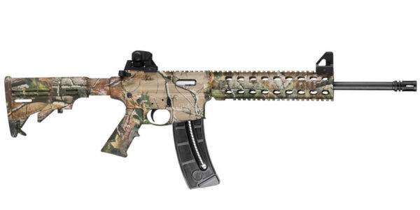 Smith & Wesson M&P15-22 22 LR Semi-Auto Rimfire Rifle with Realtree APG HD Camo Stock