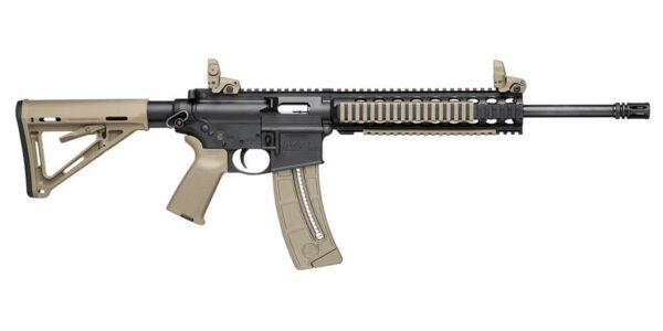 Smith & Wesson M&P15-22 22 LR FDE Semi-Auto Rimfire Rifle with Magpul MOE Outfits