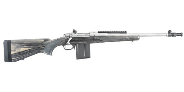 Ruger KM77-GS Gunsite Scout 308 Stainless Rifle