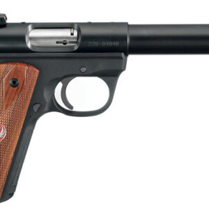 Ruger 22/45 22LR Target Rimfire Pistol with Brown Laminate Grips
