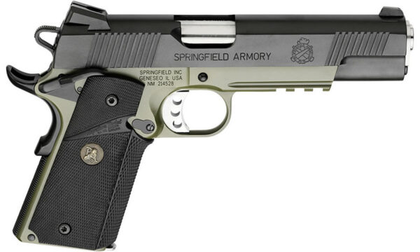 Springfield 1911 Loaded MC Operator 45ACP OD Green Armory Kote - Image 2