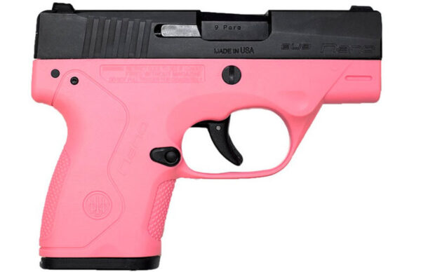 Beretta Nano 9mm Centerfire Pistol with Pink Frame