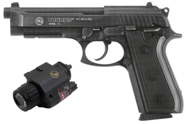 Taurus PT92 AF 9mm Semi Automatic Pistol with Laser/Light Combo