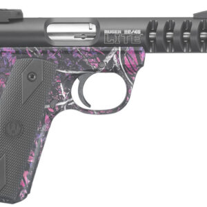 Ruger 22/45 Lite 22LR Rimfire Pistol with Muddy Girl Camo Finish