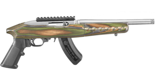 Ruger Stainless 22 Charger Takedown 22 LR with Green Mountain Laminate  Stock