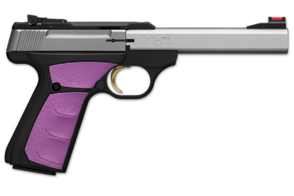 Browning Buck Mark Plus 22LR Stainless Steel with Fuchsia Grips