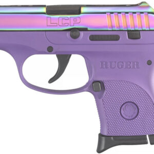 Ruger LCP 380 ACP with Purple Color Cased Slide