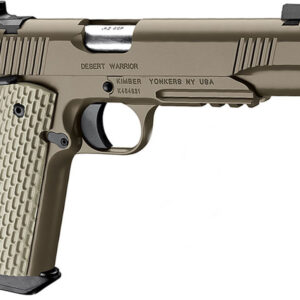 Kimber Desert Warrior TFS .45 ACP Dark Earth Pistol with Night Sights