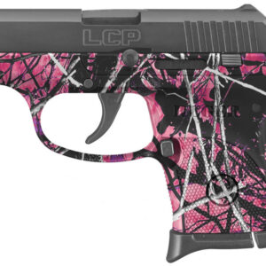 Ruger LCP 380ACP Centerfire Pistol with Muddy Girl Camo Frame