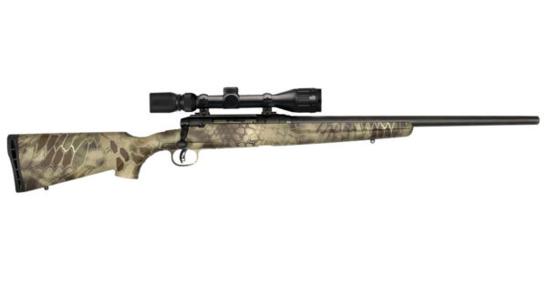 Savage Axis II Kryptek Highlander Exclusive 223 Rem w/ 4-12x40mm Scope and Heavy Barrel