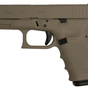 Glock 19 Gen4 9mm 15-Round Pistol with Hot Cerakote Magpul Dark Earth Finish