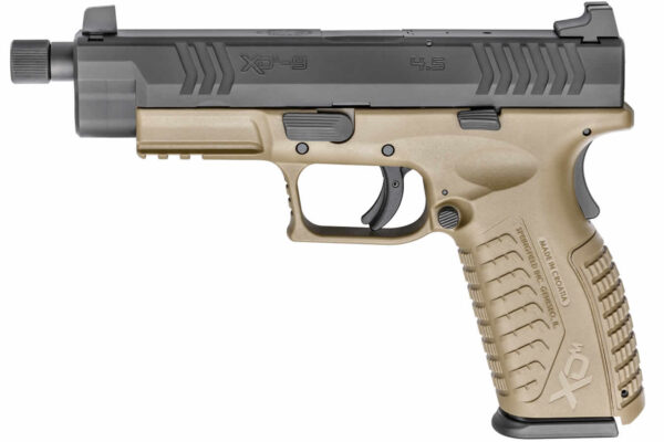 Springfield XDM 9mm 4.5 FDE Essentials Package with Threaded Barrel