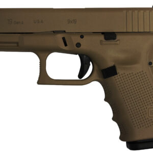Glock 19 Gen4 9mm 15-Round Pistol with Hot Cerakote Burnt Bronze Finish