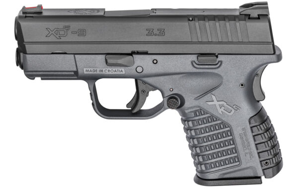 Springfield XDS 3.3 Single Stack 9mm Tactical Gray Essentials Package