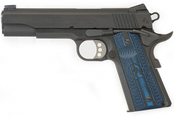 Colt Competition Pistol 9mm with Blue G10 Grips