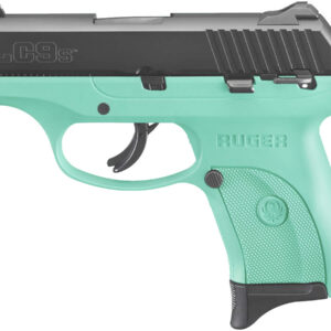 Ruger LC9s 9mm Centerfire Pistol with Turquoise Frame
