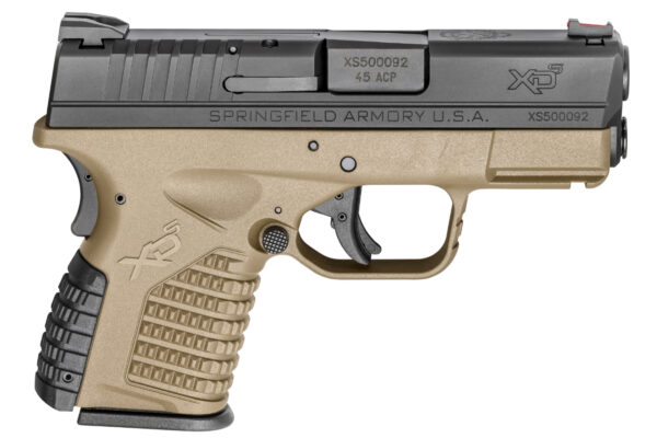 Springfield XDS 3.3 Single Stack 45ACP Flat Dark Earth (FDE) Essentials Package