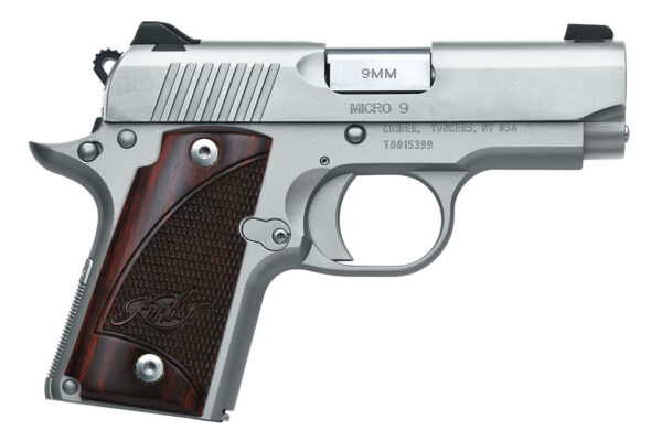 Kimber Micro 9 Stainless 9mm Luger with Rosewood Grips