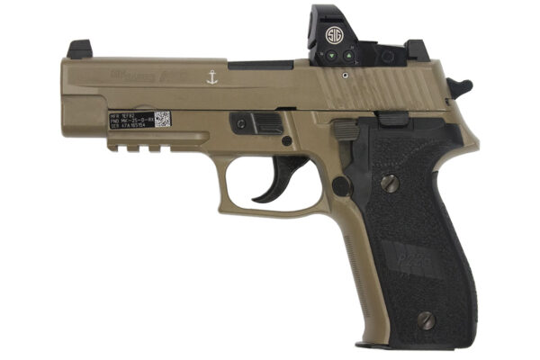 Sig Sauer MK25 Desert RX 9mm Centerfire Pistol with ROMEO1 Reflex Sight