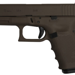 Glock 19 Gen4 9mm 15-Round Pistol with Hot Cerakote Tactical Bronze Finish