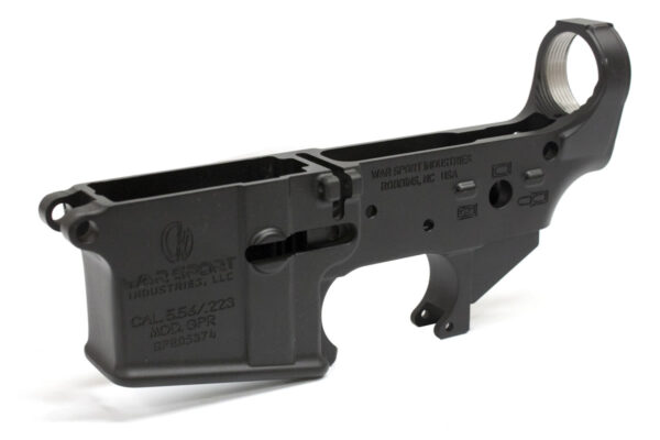 War Sport Costa Ludus AR-15 Stripped Lower Receiver (Black Cerakote Finish)