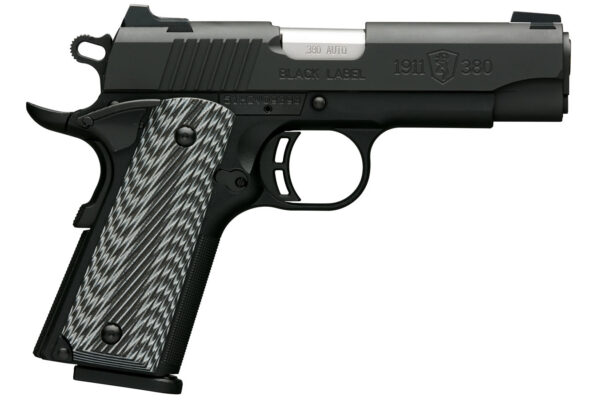 Browning 1911-380 Black Label Pro Compact 380 ACP with 3-Dot Sights