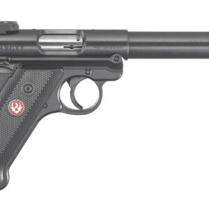 Ruger Mark IV Target 22LR Blued Rimfire Pistol with Bull Barrel