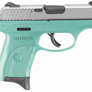 Ruger LC9s 9mm Centerfire Pistol with Stainless Slide and Turquoise Frame