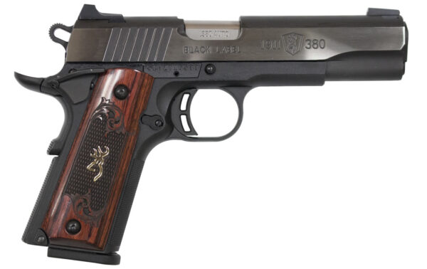 Browning 1911-380 Medallion Pro Full-Size 380 ACP with Checkered Rosewood Grips