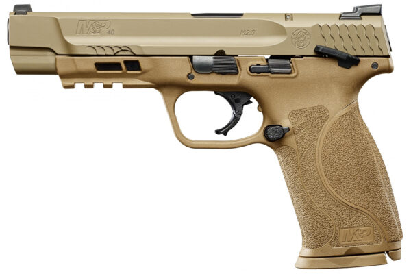 Smith & Wesson M&P40 M2.0 40 S&W FDE Centerfire Pistol with 5-inch Barrel