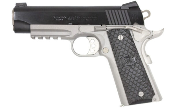 Colt 1911 Commander Rail Gun Two-Tone 45 ACP