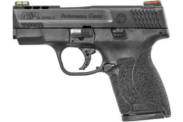 Smith & Wesson M&P45 Shield Performance Center Ported 45 ACP with Hi-Viz Fiber Optic Sights