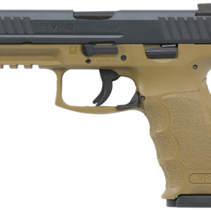 H&K VP40 Flat Dark Earth (FDE) 40 S&W Striker-Fired Pistol