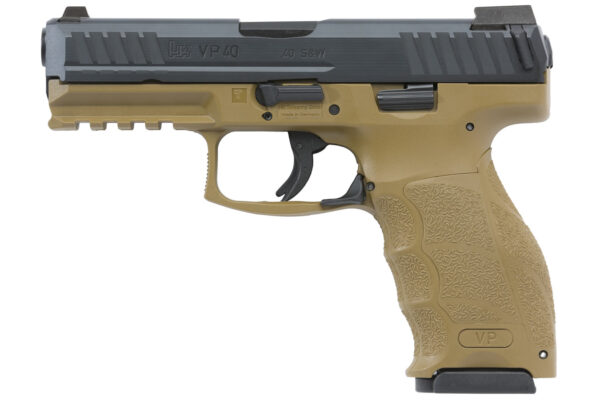 H&K VP40 Flat Dark Earth (FDE) 40 S&W Striker-Fired Pistol