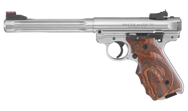 Ruger Mark IV Hunter 22LR Rimfire Pistol with Fiber Optic Sights