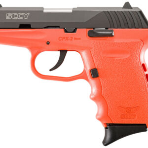 SCCY CPX2 9mm Orange Frame Pistol with Black Slide