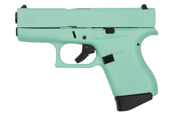 Glock 43 9mm Eggshell Blue Single Stack Pistol