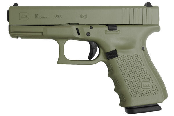 Glock 19 Gen4 9mm 15-Round Pistol with Cerakote Elite Jungle Finish