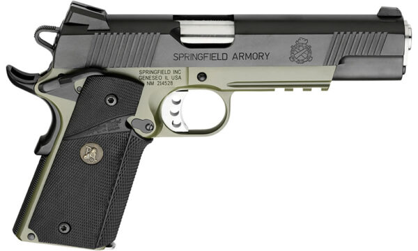 Springfield 1911 Loaded MC Operator 45ACP OD Green Armory Kote