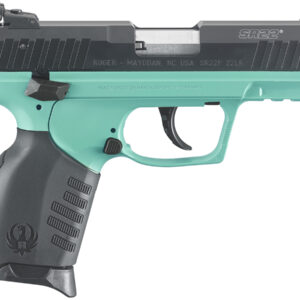 Ruger SR22 22LR Turquoise Cerakote Rimfire Pistol