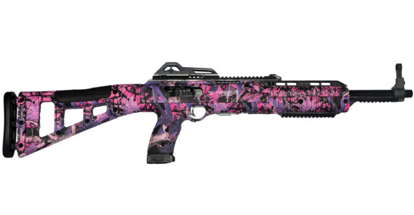 Hi Point 4595TS 45 ACP Carbine with Pink Camo Stock