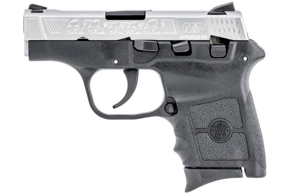 Smith & Wesson M&P Bodyguard 380 Carry Conceal Pistol with Matte Silver Custom Machine Engraved