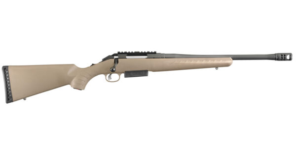 Ruger American Rifle Ranch 450 Bushmaster with Flat Dark Earth Synthetic Stock