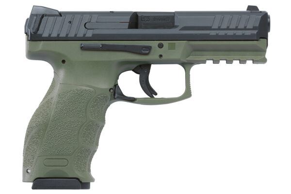 H&K VP9 9mm Striker-Fired Pistol with OD Green Frame