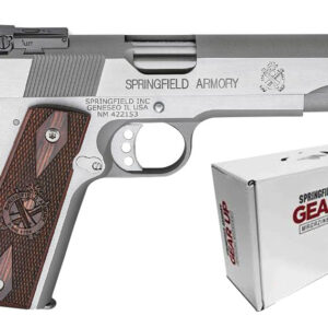 Springfield 1911 Stainless Range Officer w/adj sights and range bag