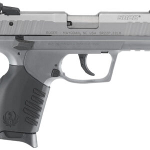 Ruger SR22 22LR Rimfire Pistol with Savage Stainless Cerakote Finish